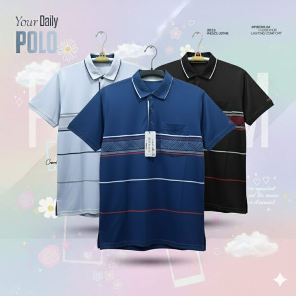 3 Pice china  stitch Polo shirt combo